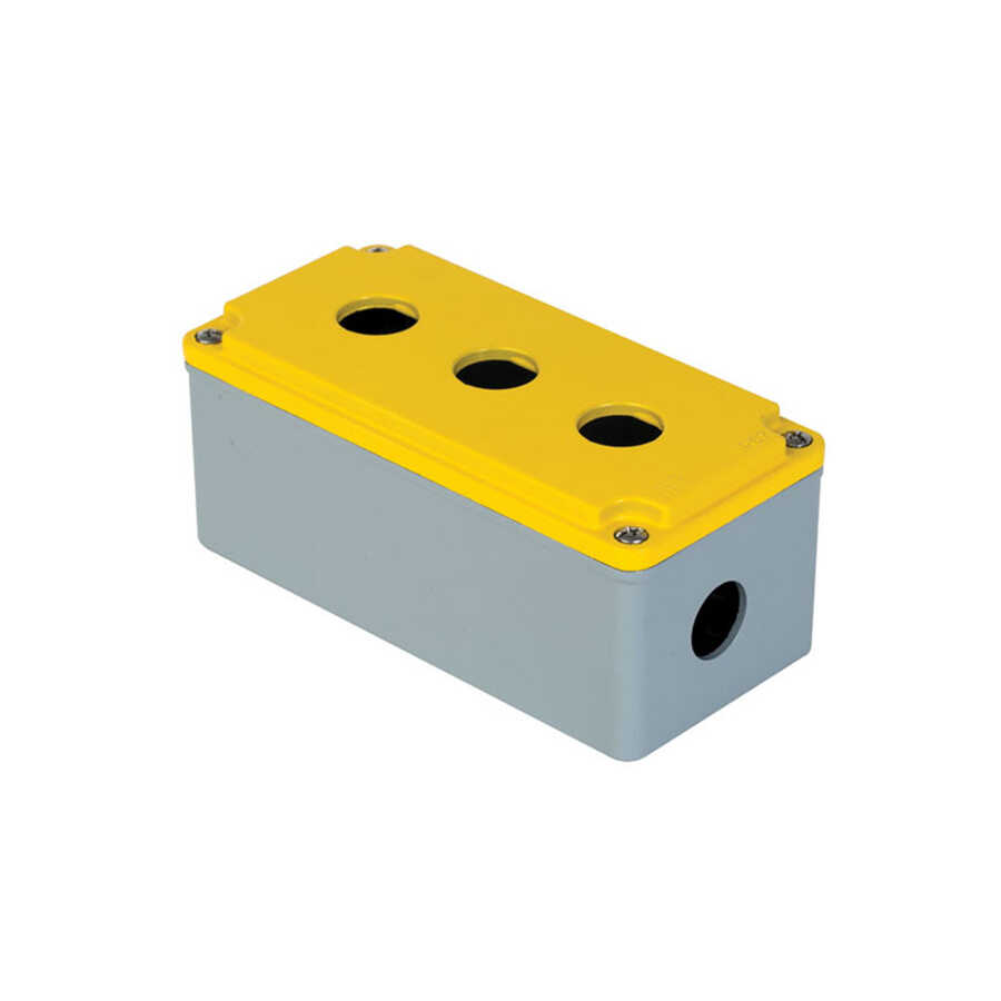  Mete Enerji 80x170x73 Ip67 Üçlü Ik09 Alüminyum Buton Kutusu 402620