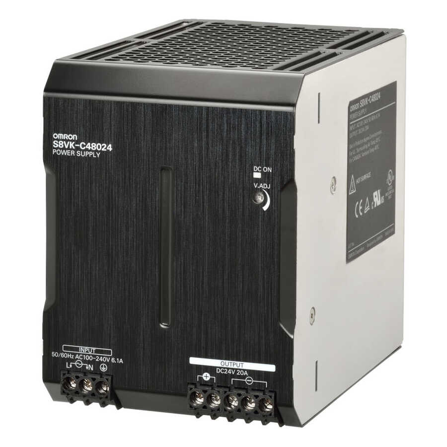  Omron 20a 480w 100-240v Ac 24v Dc Güç Kaynağı S8vk-c48024