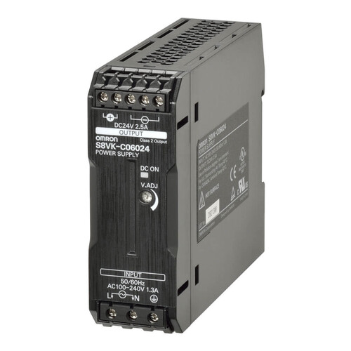 OMRON - Omron 2,5A 60W 100-240V AC 24V DC Güç Kaynağı S8VK-C06024