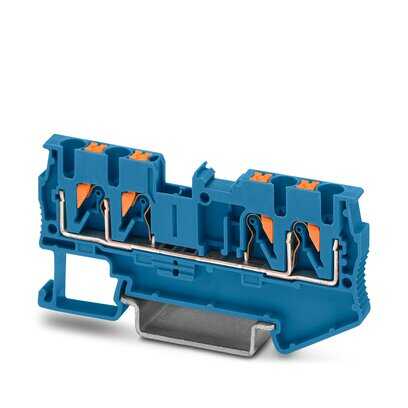  Phoenix Contact Pt 2,5 Quattro Bu Mavi Çift Giriş Çıkış Push-in Ray Klemens 3209581