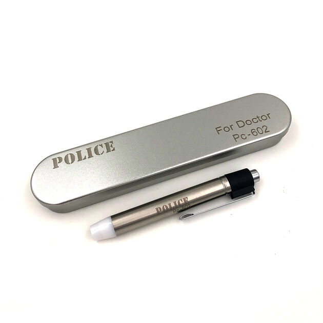 Police PC-602 Kalem Tipi Pilli Beyaz Led Doktor Feneri