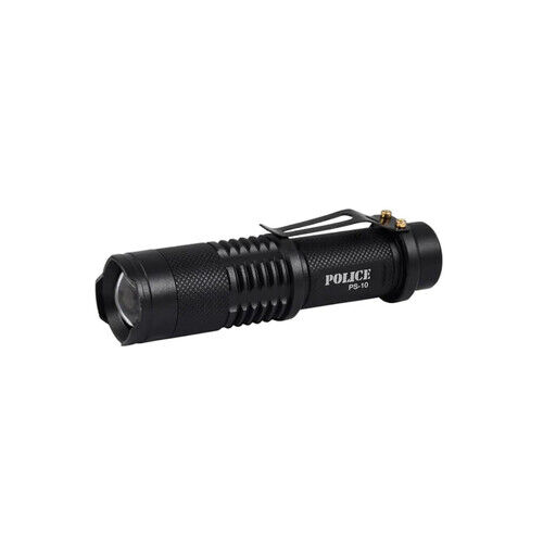 Police PS-10 Beyaz Led Tüfek Aparatlı Şarjlı El Feneri