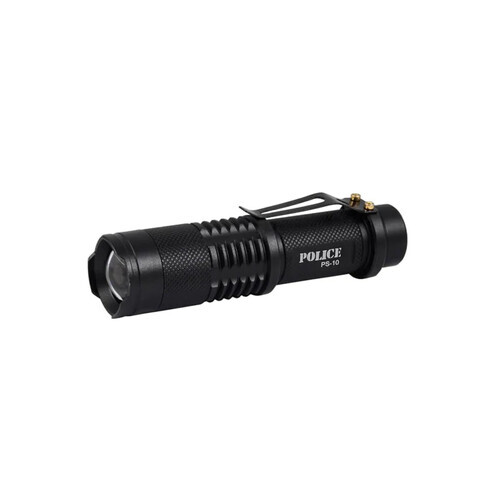 Police PS-10 Beyaz Led Tüfek Aparatlı Şarjlı El Feneri - Thumbnail