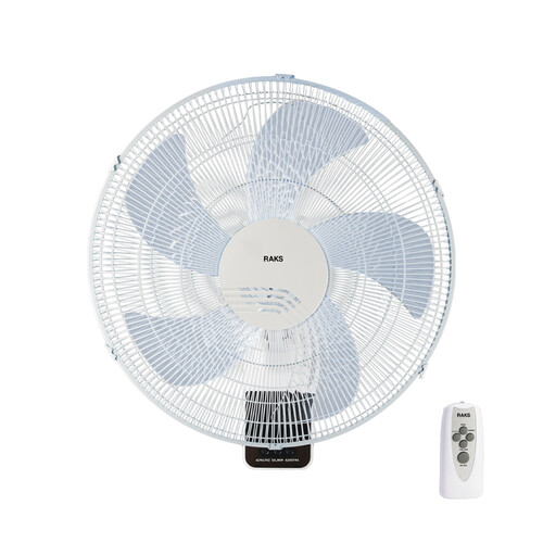 RAKS - Raks WF 18 RMX 75W 45cm 18inch Uzaktan Kumandalı Duvar Tipi Vantilatör WF18RMX