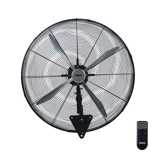 RAKS - Raks WFR30SA Uzaktan Kumandalı 30inch / 75cm 285W Sanayi Duvar Tipi Vantilatör
