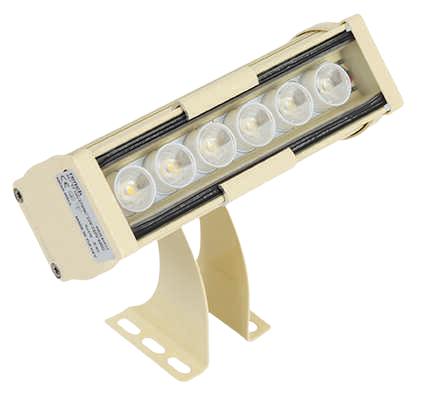 Rench 6x1W Ledli 17cm Wall Washer Yeşil Duvar Boyama Aydınlatma