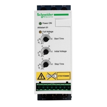 SCHNEIDER - Schneider 1,5kW ATS01N206QN Soft Starter