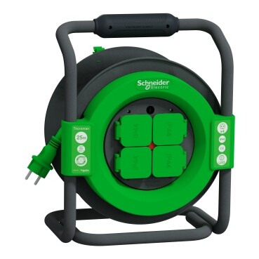 Schneider - Schneider 25m IP44 3x2,5 TTR Seyyar Kablo Makarası IMT33148