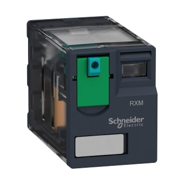 Schneider - Schneider 4 Kutuplu 6A 24VDC LEDli Minyatür Röle RXM4AB2BD