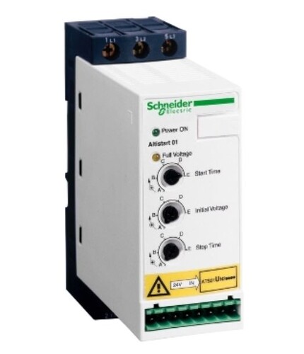 SCHNEIDER - Schneider 5,5kW 2 Faz 12A Softstarter ATS01N212QN