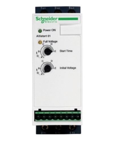 SCHNEIDER - Schneider 5,5kW 2,2kW(230V) 1 Faz 12A Softstarter ATS01N112FT