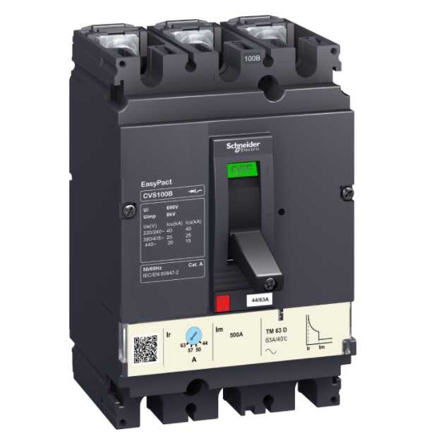  Schneider Cvs 3p 36ka 125a Ayarlı Termik Manyetik Kompakt Şalter Lv516332