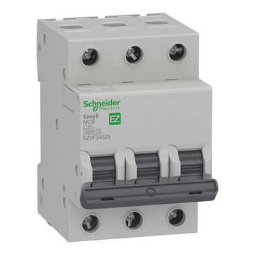 Schneider Easy9 3x25A 4,5kA C Otomatik Sigorta EZ9F34325
