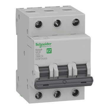 SCHNEIDER - Schneider Easy9 3x25A 4,5kA C Otomatik Sigorta EZ9F34325