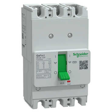 Schneider Gopact 63A 30kA 3P Sabit Termik Manyetik Kompakt Şalter G12F3F63