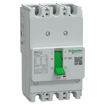 SCHNEIDER - Schneider Gopact 63A 30kA 3P Sabit Termik Manyetik Kompakt Şalter G12F3F63
