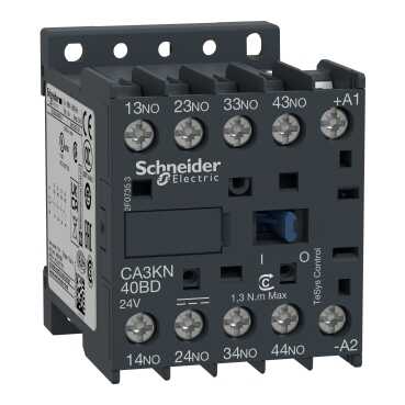  Schneider K Serisi Yardımcı Kontaktör 24vdc 4na Ca3kn40bd