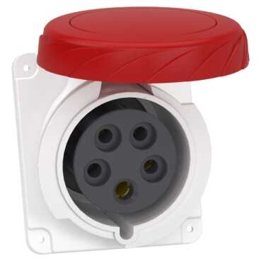  Schneider Pratika 5x32a Ip67 Eğik Makina Prizi Hızlı Bağlantılı 3p+n+e Pky32f735