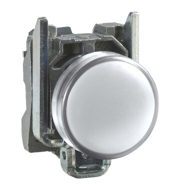 Schneider - Schneider Stil4 Q22 24V AC-DC Dahili LED Beyaz Sinyal Lambası XB4BVB1