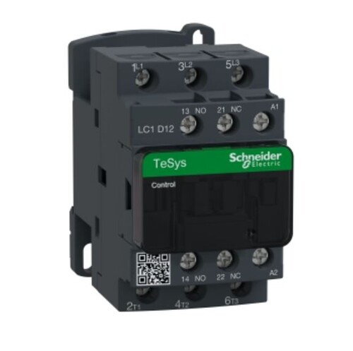 SCHNEIDER - Schneider TeSys D 5,5KW 12A 1NA+1NK 48VAC Kontaktör LC1D12E7