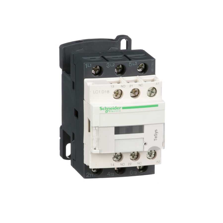  Schneider Tesys D 7,5kw 18a 1na+1nk 24vac Kontaktör Lc1d18b7