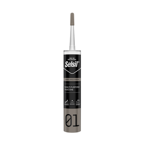 SELSIL - Selsil Beyaz Genel Amaçlı Silikon 280gr SEL-2528