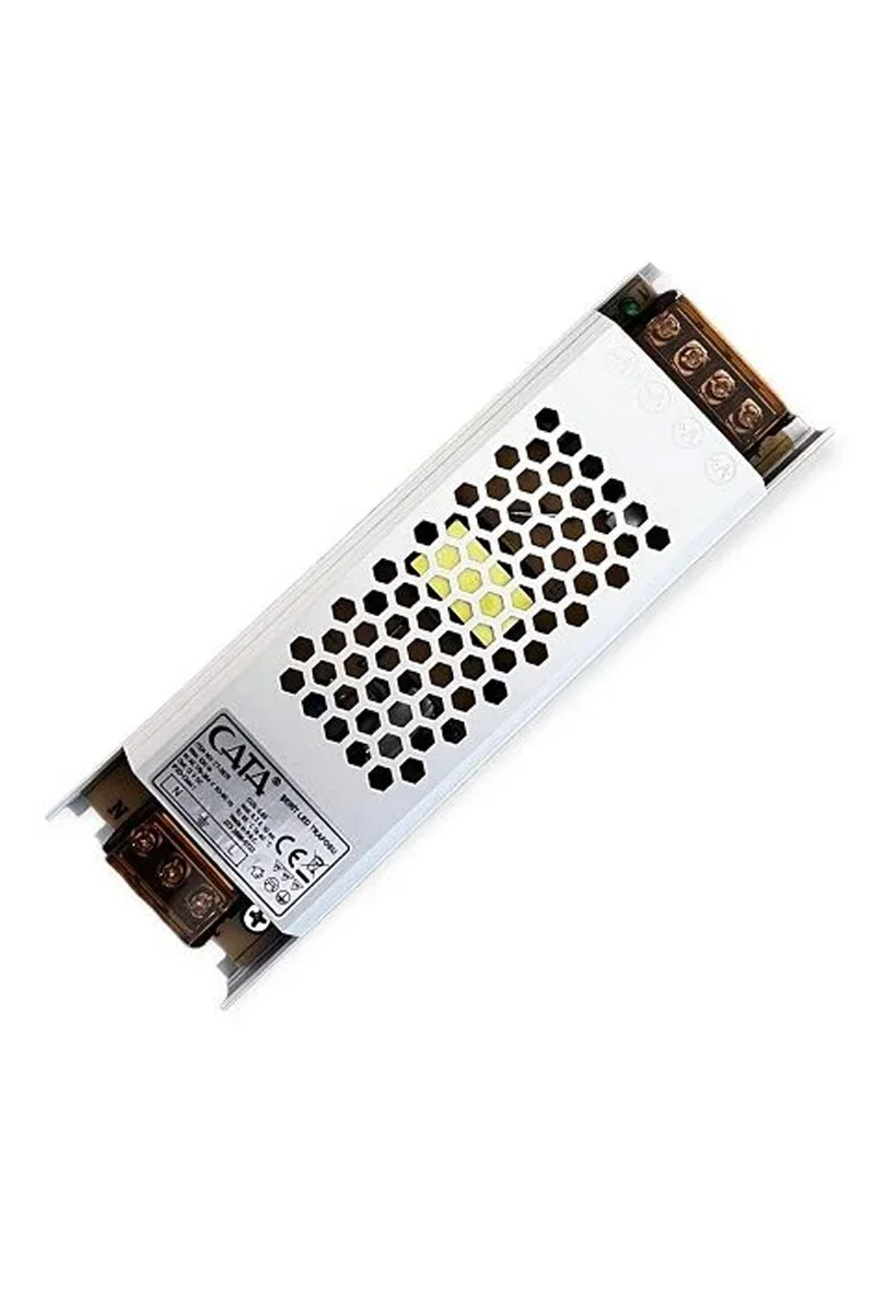 CATA - ŞERİT LED TRAFOSU 12,5A 120W SÜPER SLİM FANSIZ