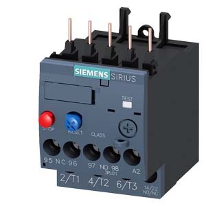 SIEMENS - Siemens 1,1-1,6A S00 Kontaktöre Montajlı Termik Röle 3RU2116-1AB0