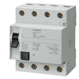 SIEMENS - Siemens 3x125A 3F+N 300mA Kaçak Akım Koruma Rölesi 5SM3645-6