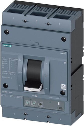 SIEMENS - Siemens 400-1000A 55kA 3P Kompakt Şalter 3VA2510-5HL32-0AA0