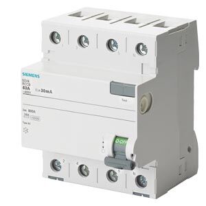 Siemens 3x40A Tip AC 300mA 3F+N Kaçak Akım Koruma Rölesi 5SV4644-0