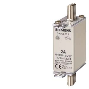 SIEMENS - Siemens NH000 40A NH Bıçaklı Sigorta Buşonu 3NA3817