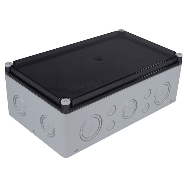 TP Electric 180x300x110 Vidalı Şeffaf Kapaklı IP67 Contalı Termoplastik Buat 3310-270-0100