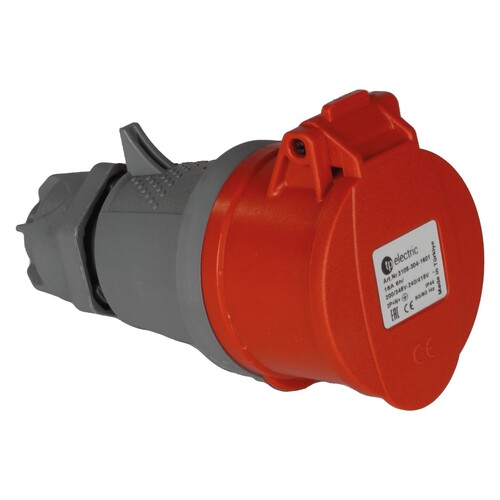 TPLAST - TP Electric 5X32A Uzatma Prizi Vidalı IP44 CEE 3107-304-1601