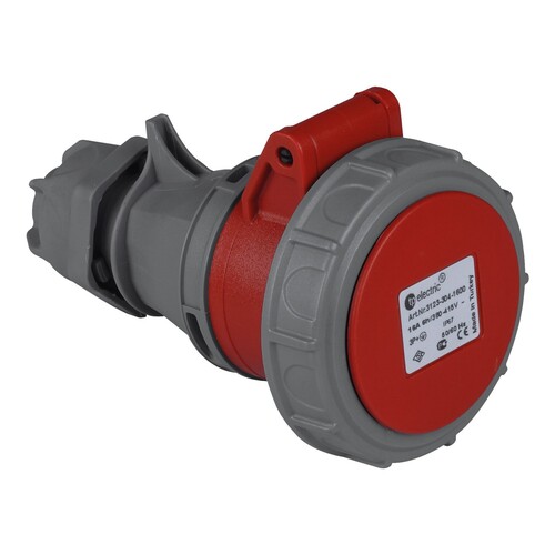 TPLAST - TP Electric 5X32A Uzatma Prizi Vidalı IP67 CEE 3108-304-1600