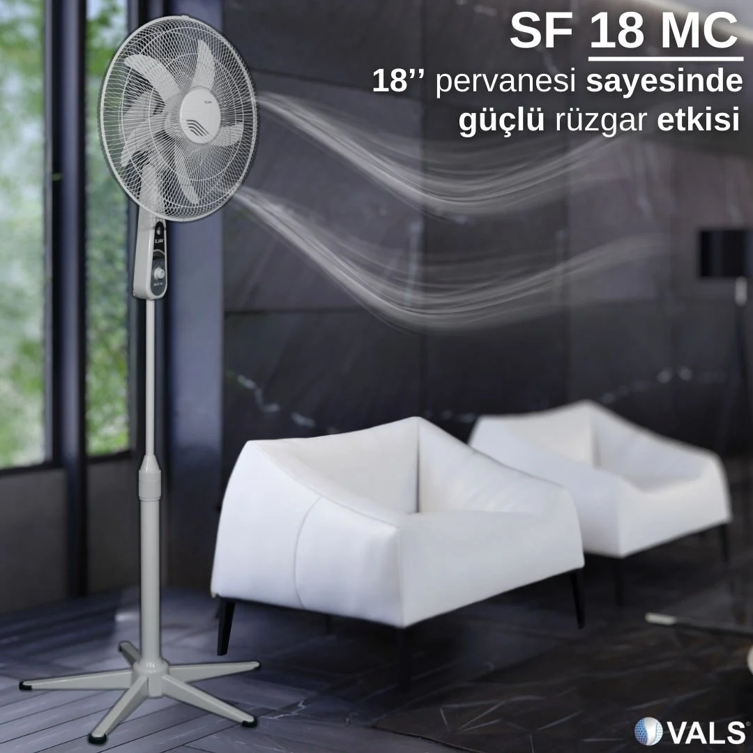 Vals SF 18 MC 18inch Ayaklı Vantilatör SF18MC 8000224