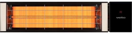 VEİTO - Veito 2500W Uzaktan Kumandalı IP55 Su Korumalı Karbon İnfrared Isıtıcı NEVADA-R2425