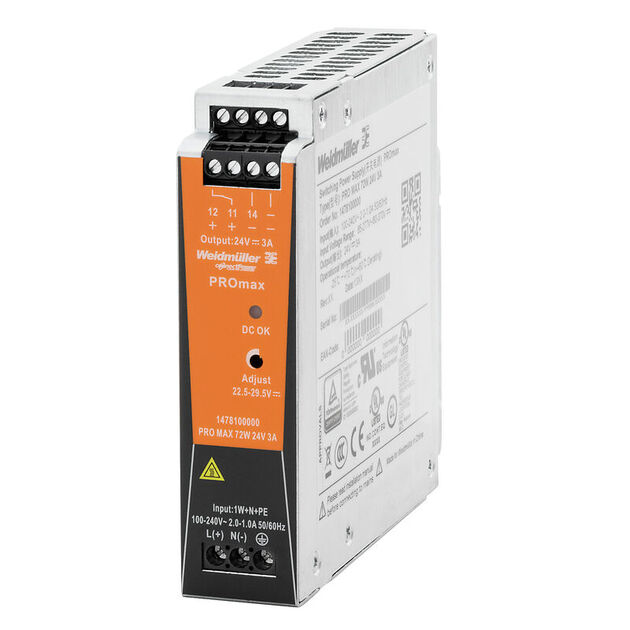 Weidmüller 3A 24V 72W Pro Max Güç Kaynağı 1478100000