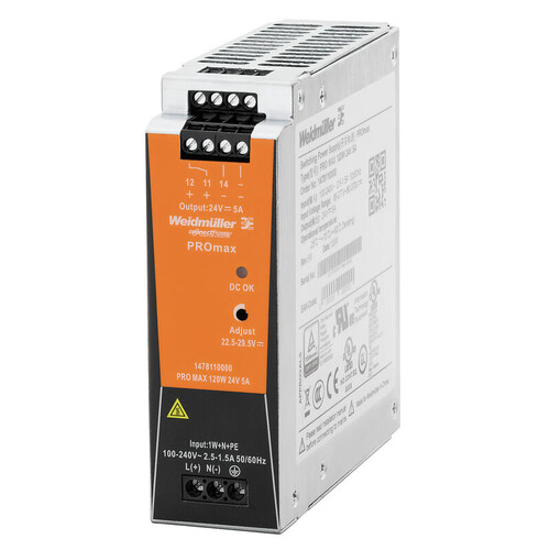 WEIDMULLER - Weidmüller 5A 24V 120W Pro Max Güç Kaynağı 1478110000