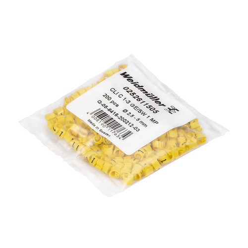 Weidmuller - Weidmüller CLI C 1/3 PARTEX WPA 1/3 İletken İşaretleme X 0252611687