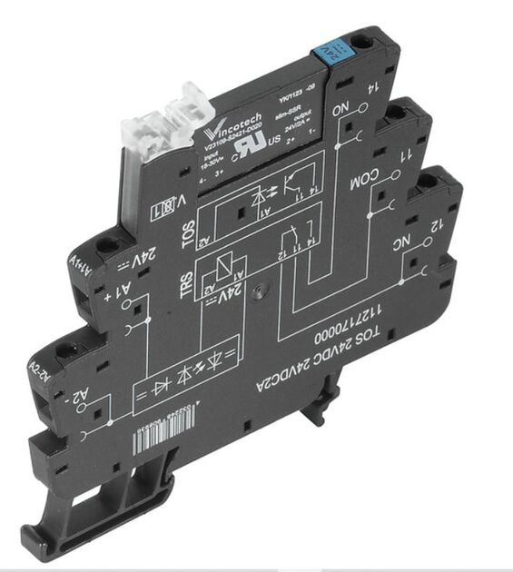 Weidmüller TOS 24VDC 24VDC2A Yaprak Röle 1127170000